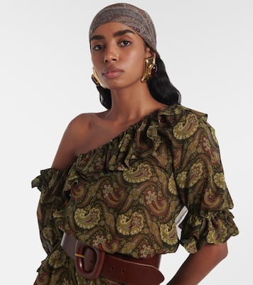 Foulard en soie imprimé | Saint Laurent