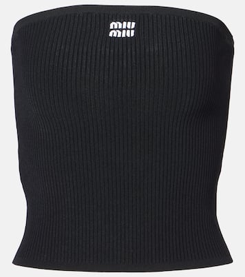 Top a fascia in maglia | Miu Miu