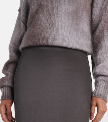 Falda midi de tiro medio | Acne Studios