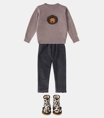 Denn embroidered wool sweater | Donsje
