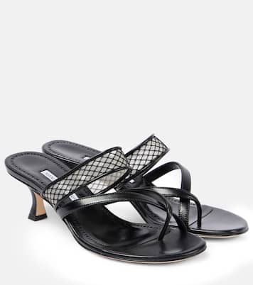 Mules Sulna 50 in pelle | Manolo Blahnik