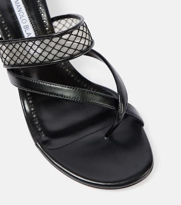 Mules Sulna 50 in pelle | Manolo Blahnik
