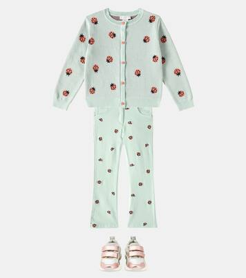 Cárdigan de algodón en jacquard | Stella McCartney Kids