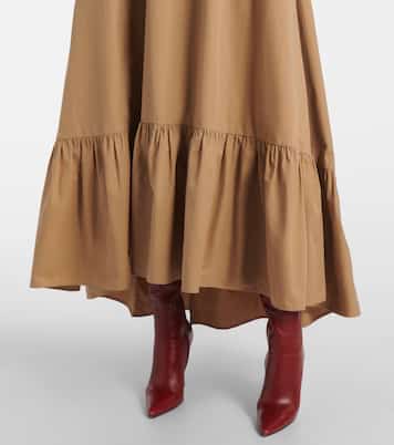 Robe longue en coton | Saint Laurent