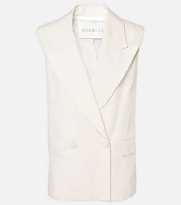 Gilet doppiopetto in canvas di cotone | Nina Ricci