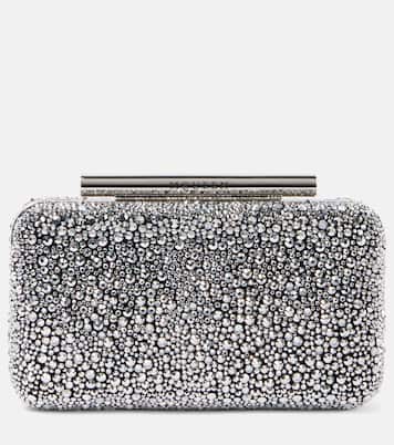 Clutch McQueen T-Bar con cristalli | McQueen