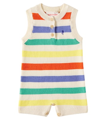 Baby - Tutina in maglia di cotone a righe | Bobo Choses