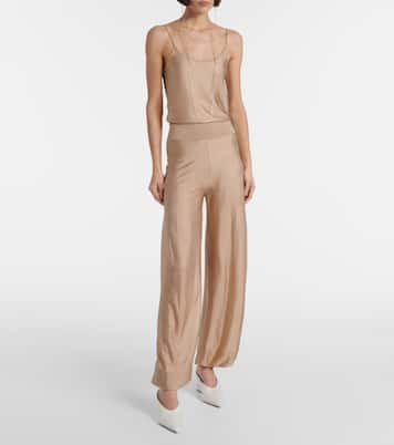 Knitted wide-leg pants | Alaïa