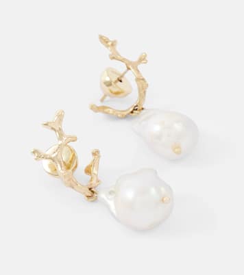 Orecchini Reverie Coral con perla d’acqua dolce | Alémais