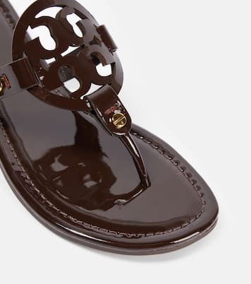 Tongs Miller en cuir verni | Tory Burch