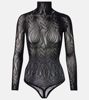 Sheer mesh bodysuit | Wolford