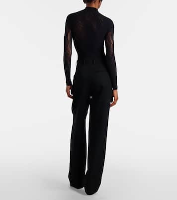 Sheer mesh bodysuit | Wolford