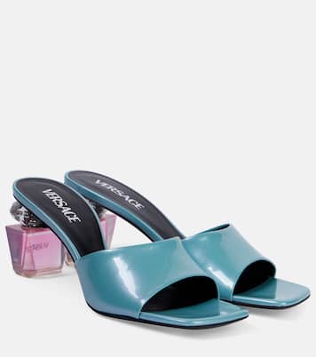 Mules Bright Crystal 70 de charol  | Versace