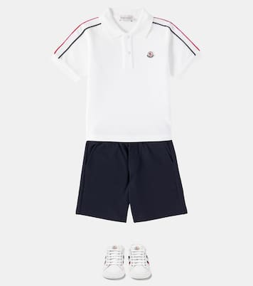 Bebé - set de polo y shorts de algodón | Moncler Enfant