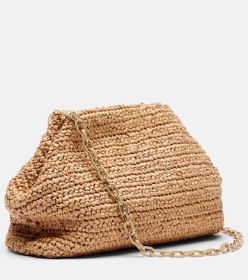 Bow Small woven shoulder bag | Self-Portrait