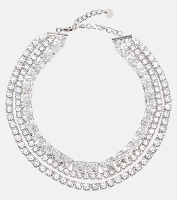Crystal-embellished choker | Self-Portrait