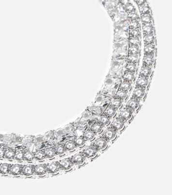 Crystal-embellished choker | Self-Portrait