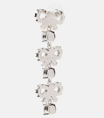 Crystal-embellished drop earrings | Self-Portrait