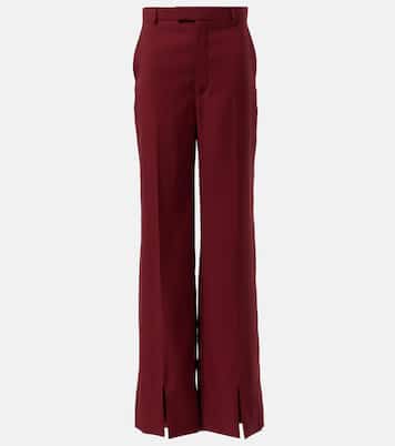 Low-rise wool straight pants | Gucci