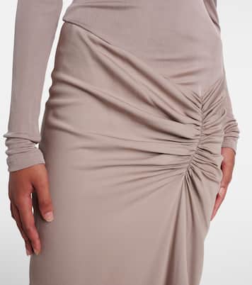 Sonora off-shoulder jersey gown | Christopher Esber