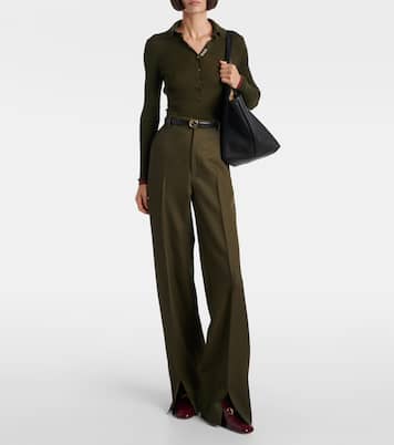 Wool and mohair wide-leg pants | Gucci