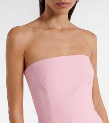 Abito lungo Alessandra in raso | Solace London