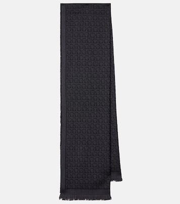 Écharpe Gancini en jacquard de laine | Ferragamo