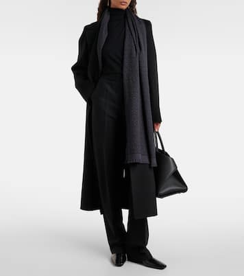 Écharpe Gancini en jacquard de laine | Ferragamo