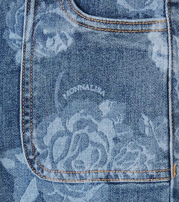 Jeans rectos florales | Monnalisa