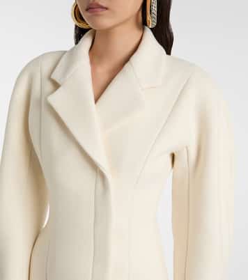 Curvo virgin wool coat | Jacquemus