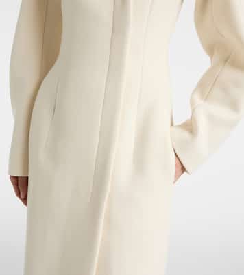 Curvo virgin wool coat | Jacquemus