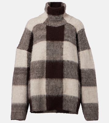 Kai checked alpaca-blend turtleneck sweater | Proenza Schouler