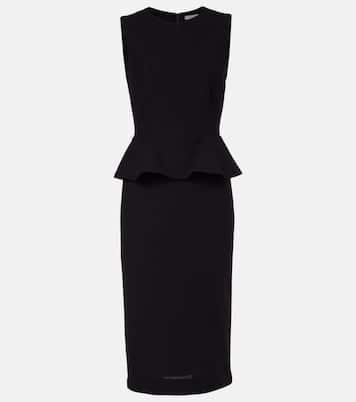 Cosmos peplum jersey midi dress | Max Mara