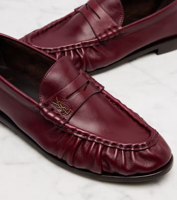 Mocasines penny Cassandre de piel | Saint Laurent