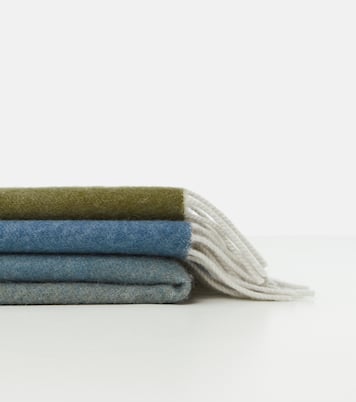 Suitcase striped cashmere blanket | Loro Piana