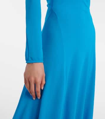 Open-back jersey midi dress | Alaïa