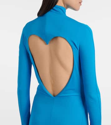 Open-back jersey midi dress | Alaïa