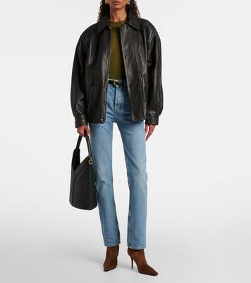 Ashley 90绒面革及踝靴 | Saint Laurent
