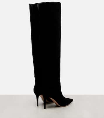 Hansen 85 suede knee-high boots | Gianvito Rossi