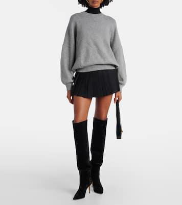 Hansen 85 suede knee-high boots | Gianvito Rossi