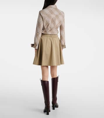 Cotton wrap skirt | Burberry