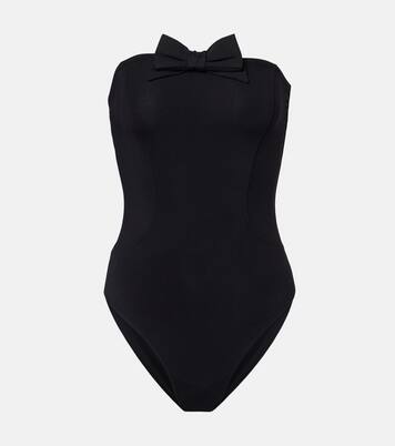 DressCode bow-detail bandeau swimsuit | Eres