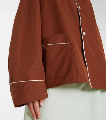 Chemise oversize en coton | Prada