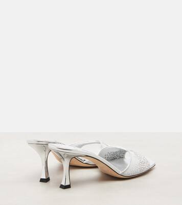 Skye 70 embellished mesh mules | Jimmy Choo