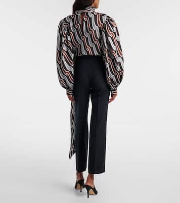 Gerade Hose aus Wolle | Gucci