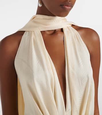 Maxikleid aus Jacquard | Johanna Ortiz