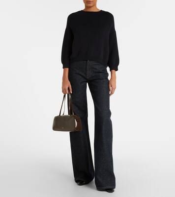 Bolso al hombro Simona de piel | Khaite