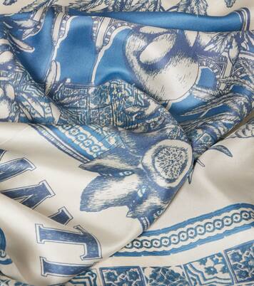Villa Romantica silk scarf | Alémais
