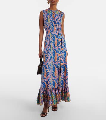 Robe longue en coton mélangé | Etro