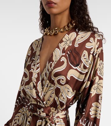 Kristen printed maxi dress | Poupette St Barth